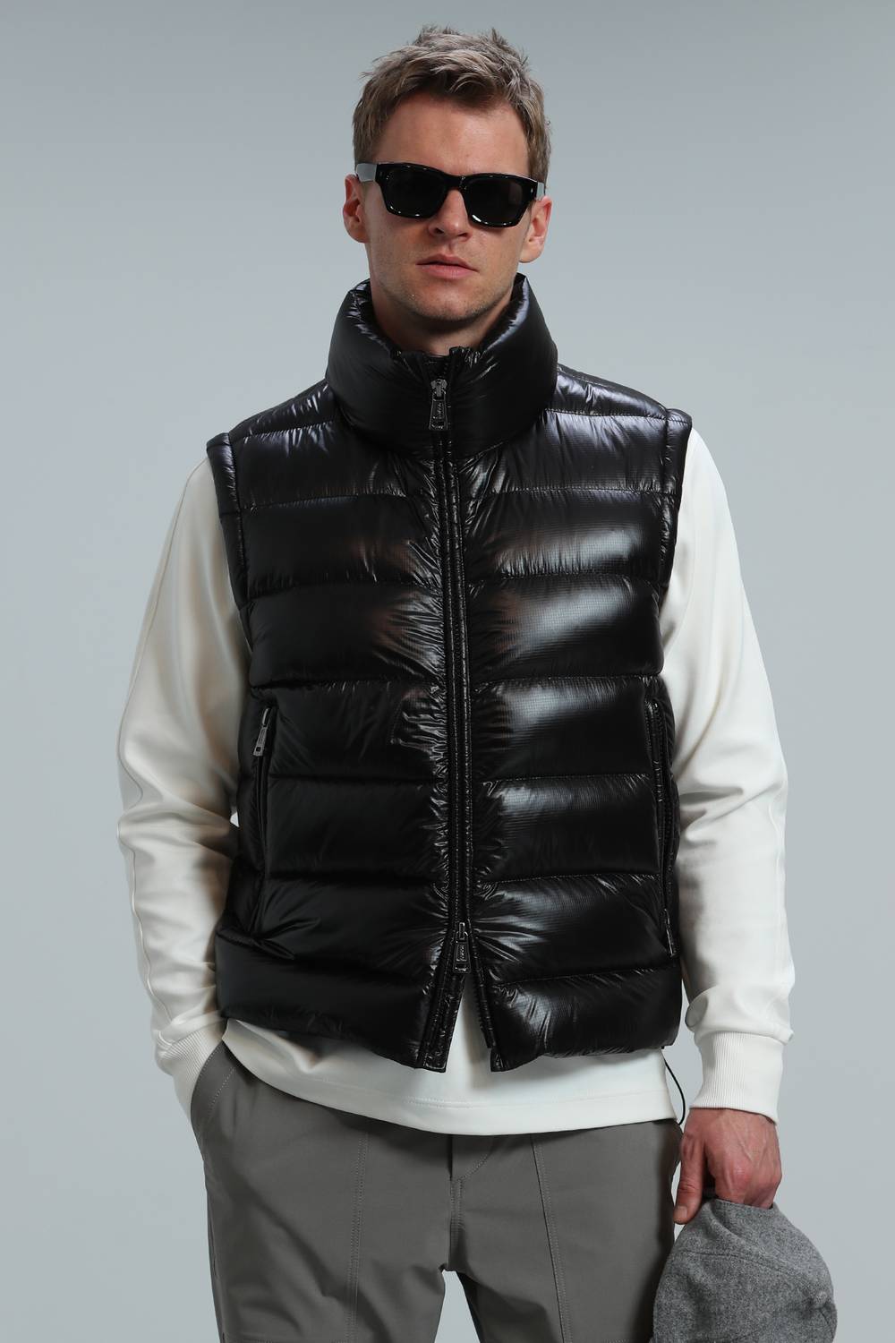 Мужской жилет Peter Kaz Tüyü черного цвета, размеры 52 и 54, идеален для стильной и теплой одежды в холодное время года