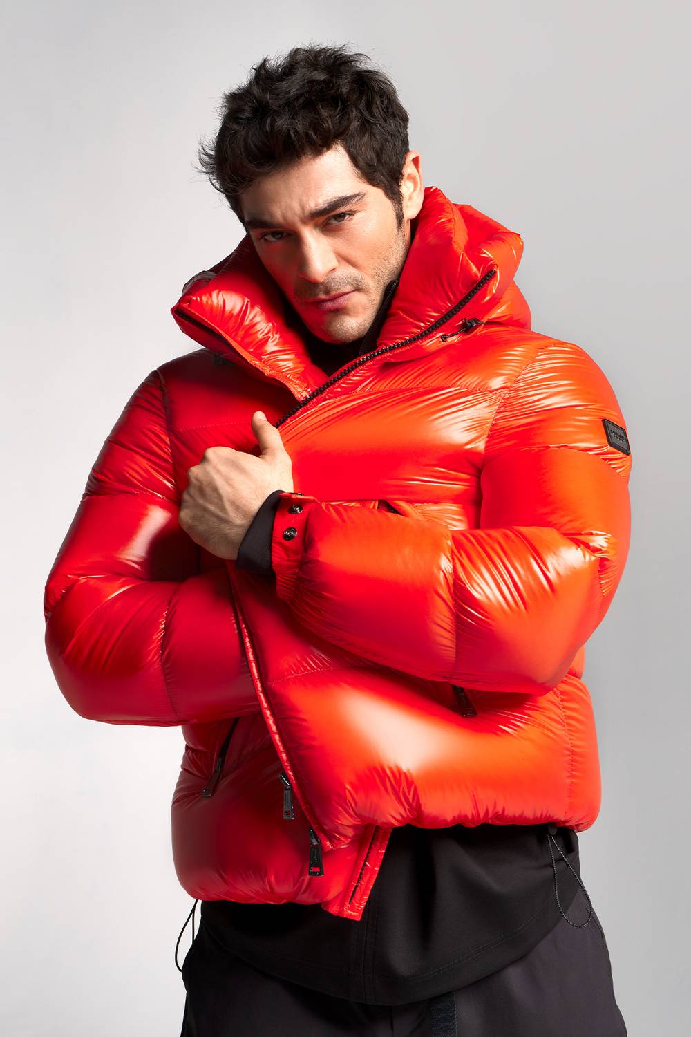 Douglas Men's Goose Feather Coat Orange