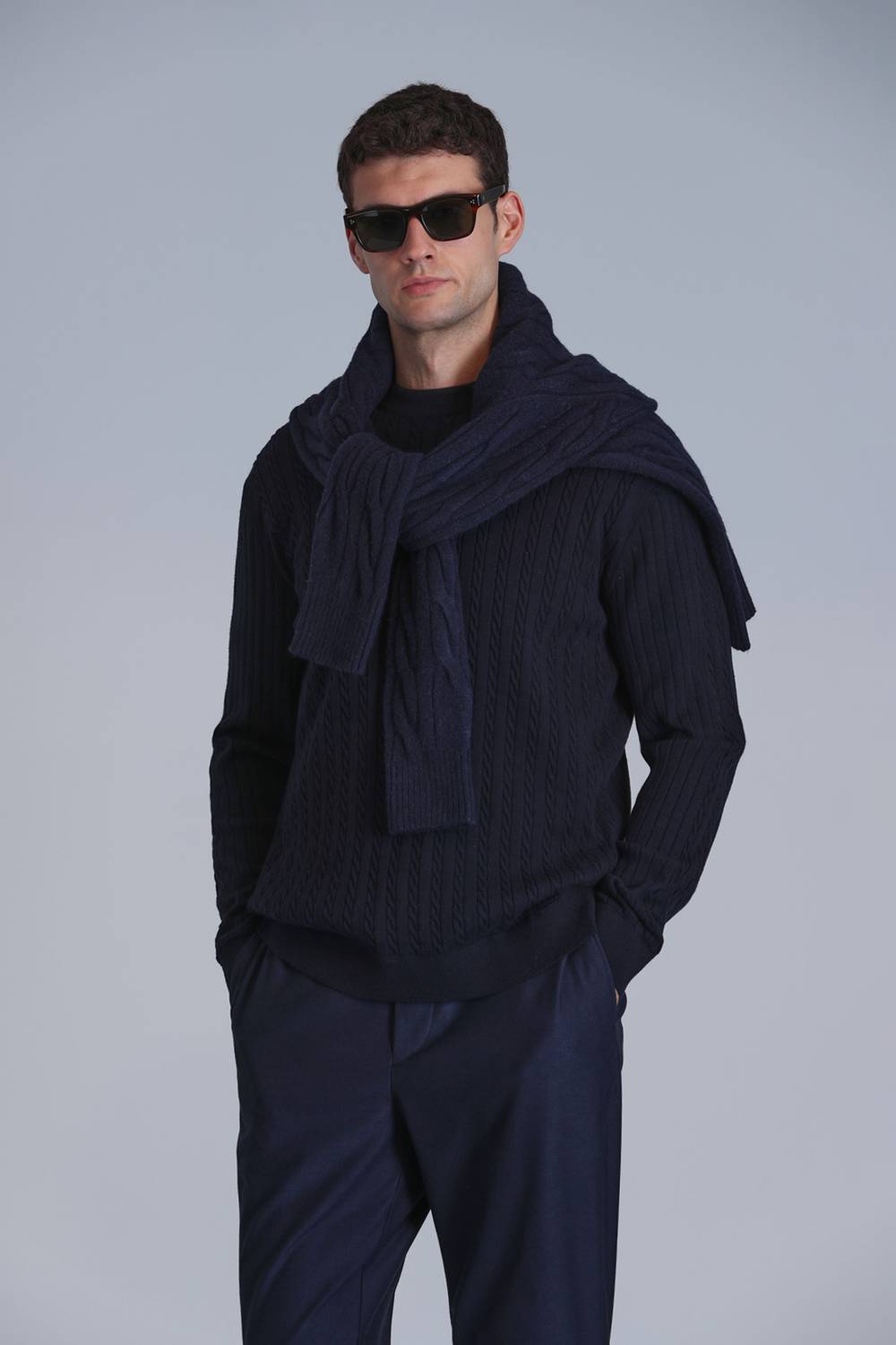 Rıght Erkek Kazak Lacivert