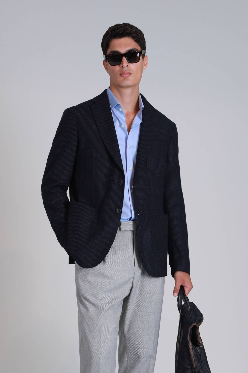 Мужской пиджак Dor Spor Slim Fit темно-синий, размер 46-58