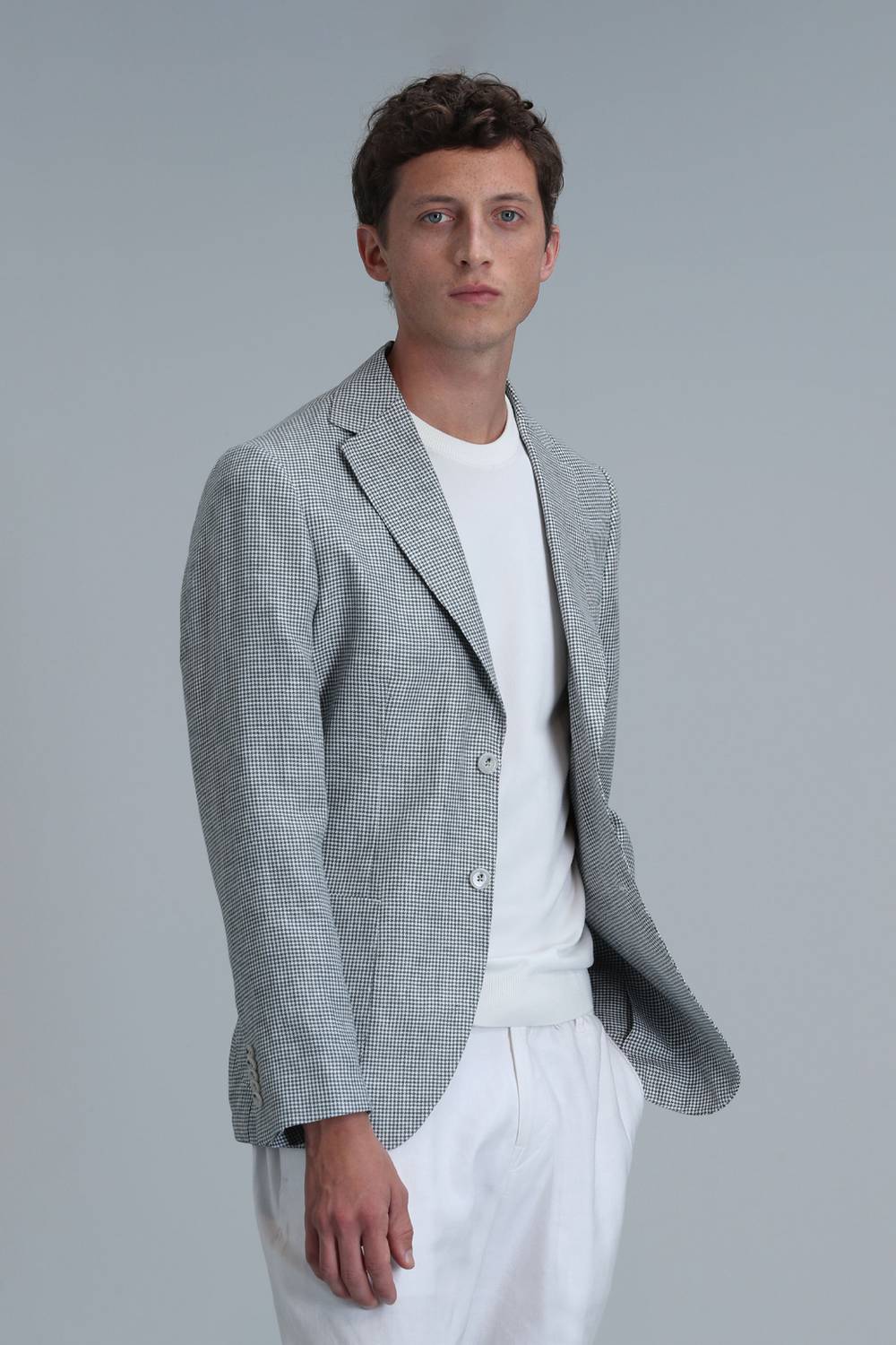 Слим-фит мужской блейзер зеленого цвета для классического стиля, размер 46-58