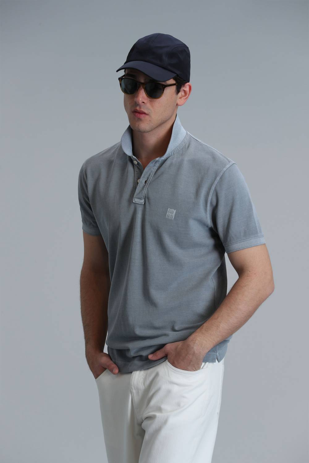 Vernon Smart Men's Polo Shirt in Gray - Stylish and Comfortable, Available in S, XS, M, and L