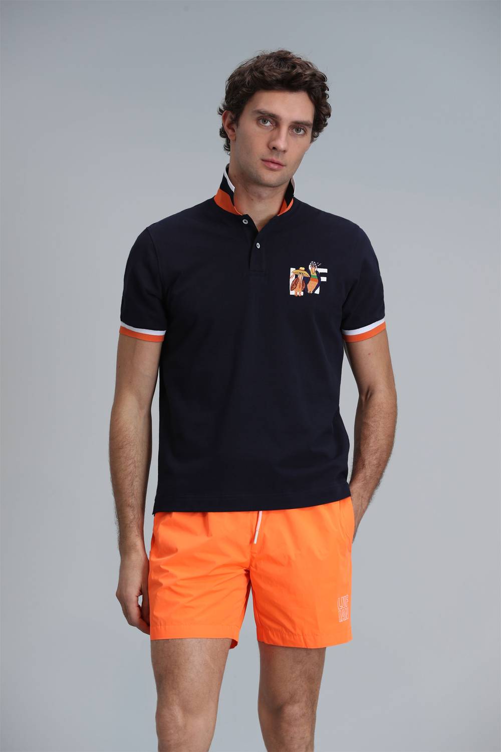 Men's Ruby Smart Navy Polo Shirt with Various Sizes Available