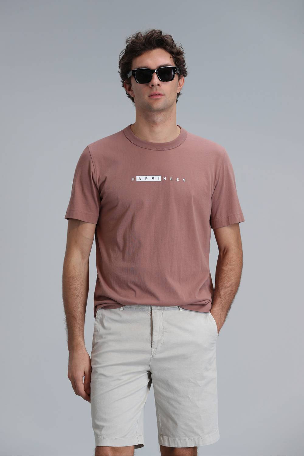 Kane Modern Grafik T- Shirt Tarçın