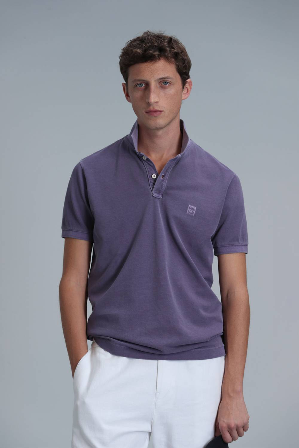 Vernon Smart Men's Polo Shirt in Purple, Available in Various Sizes from XS to 3XL