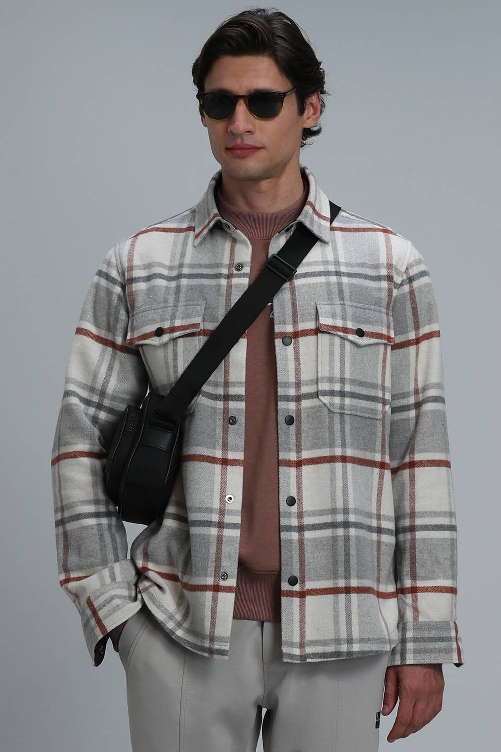 Fresh Men's Basic Shirt Regular Fit Cinnamon