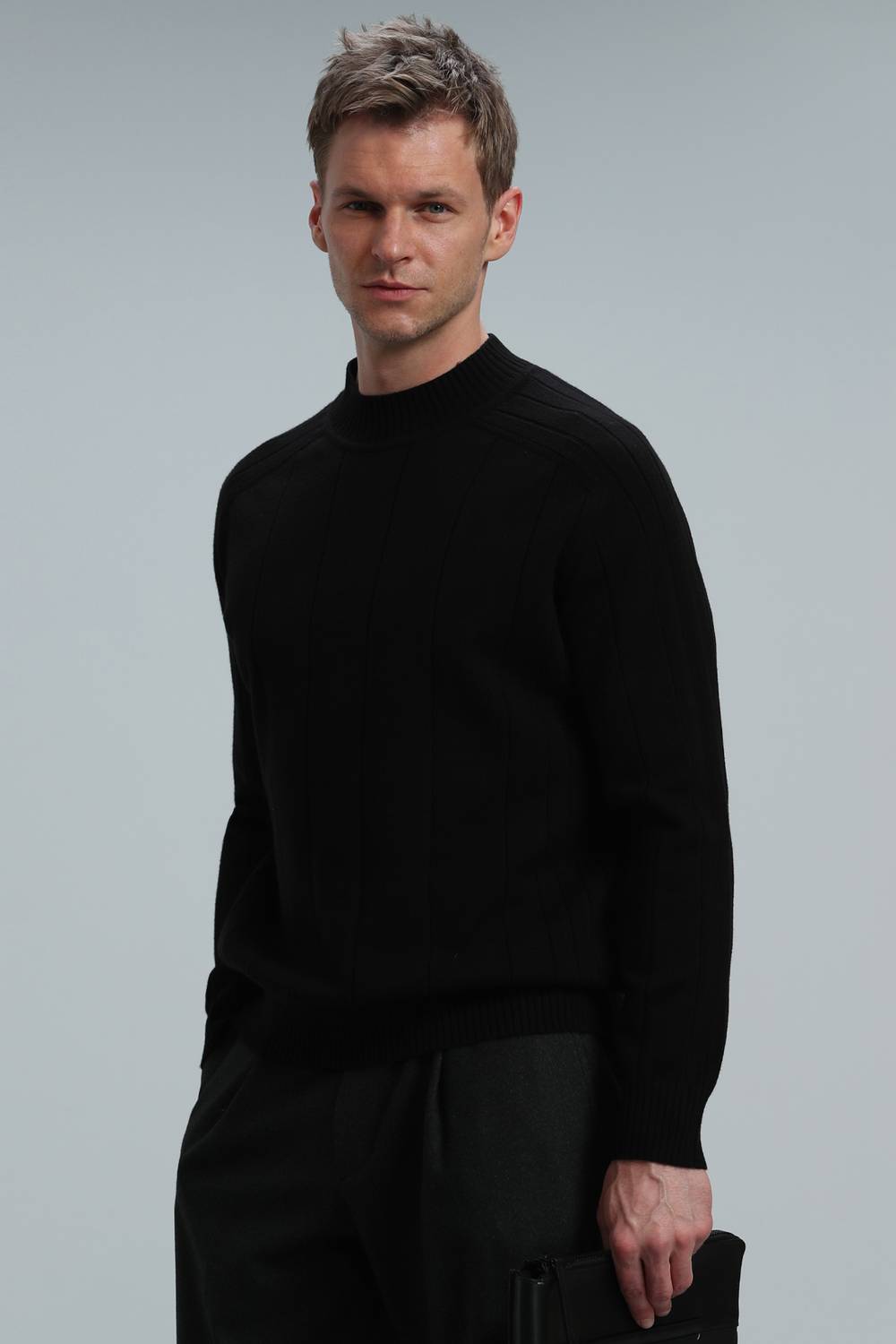 Time Tam Fisherman Men's Sweater Black