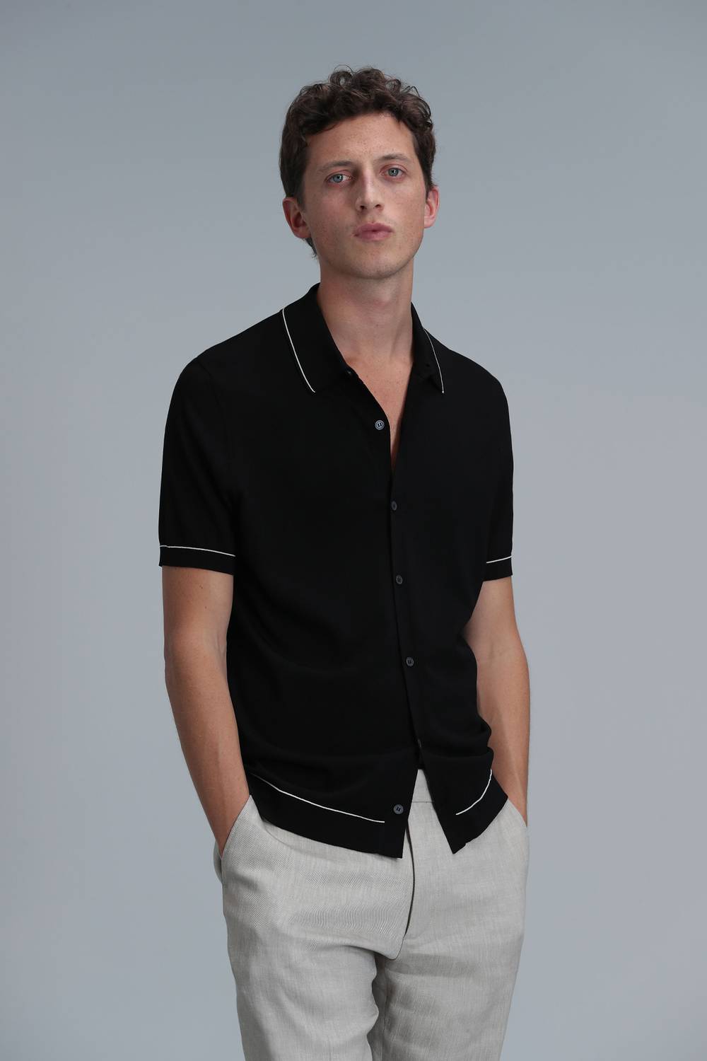 Мужской свитер Gain черного цвета, размеры 3XL, XS, L