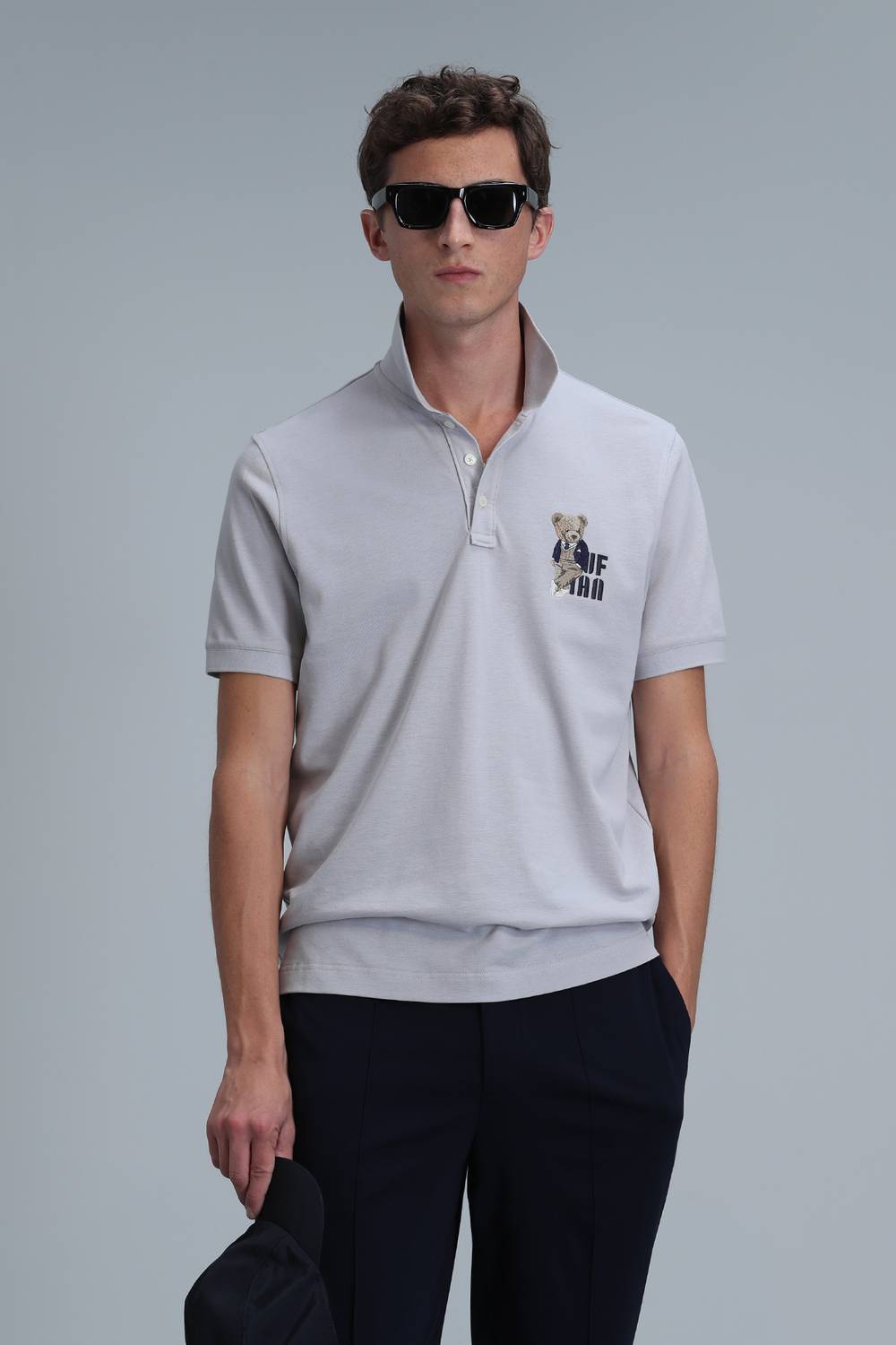 Crystal Smart Erkek Polo Tişört Taş