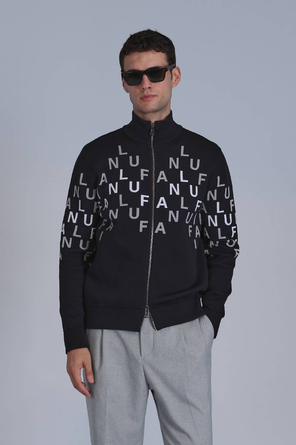 Чорна чоловіча кардиган 3XL, L, M