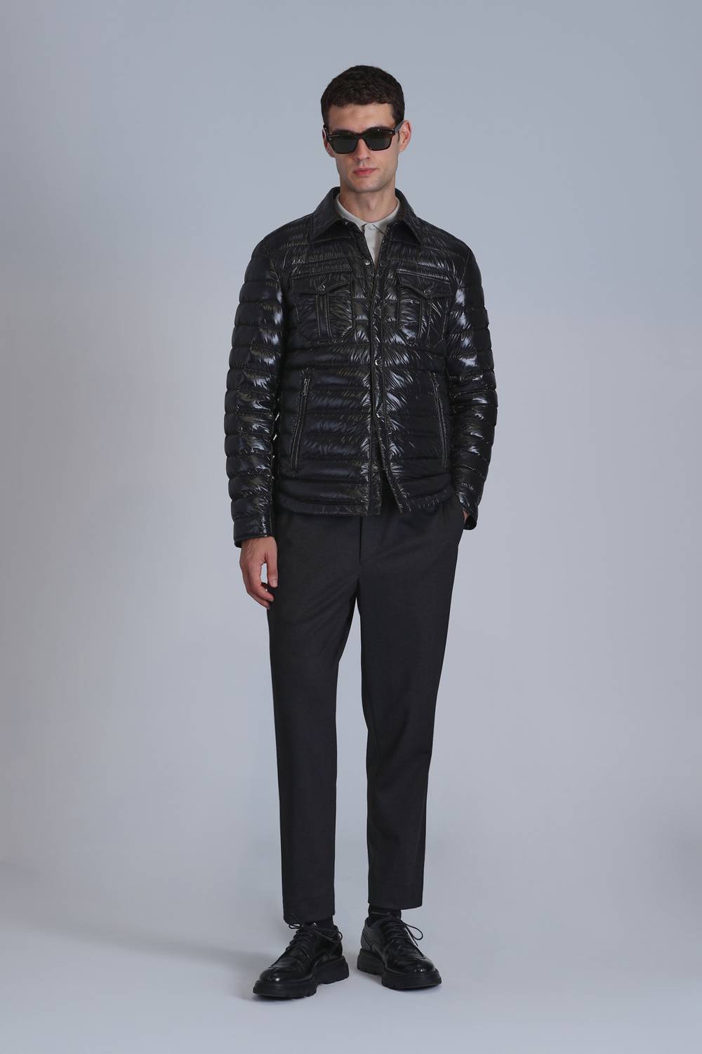 Чоловічі чорні чіноси Slim Fit для повсякденного носіння, доступні розміри 44-60