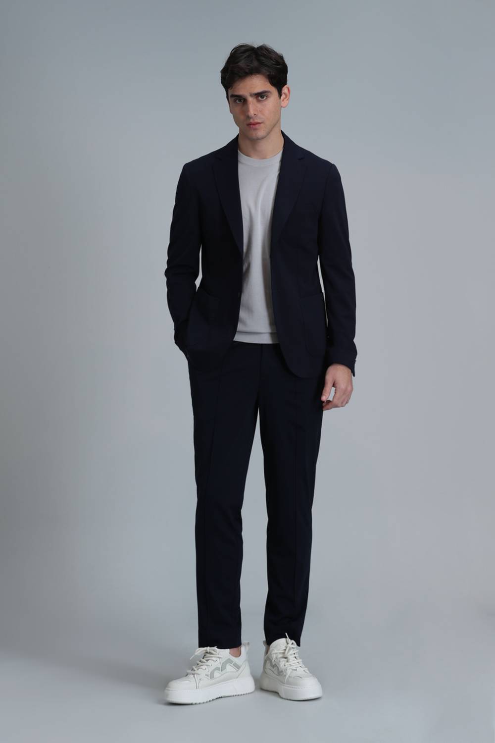 Сині чіноси для чоловіків Simon Smart, Slim Fit, розміри 46-58