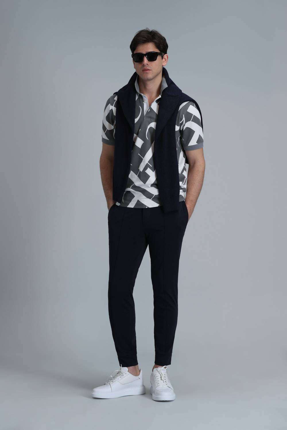 Pito Jogger Pantolon Tailored Fit Lacivert