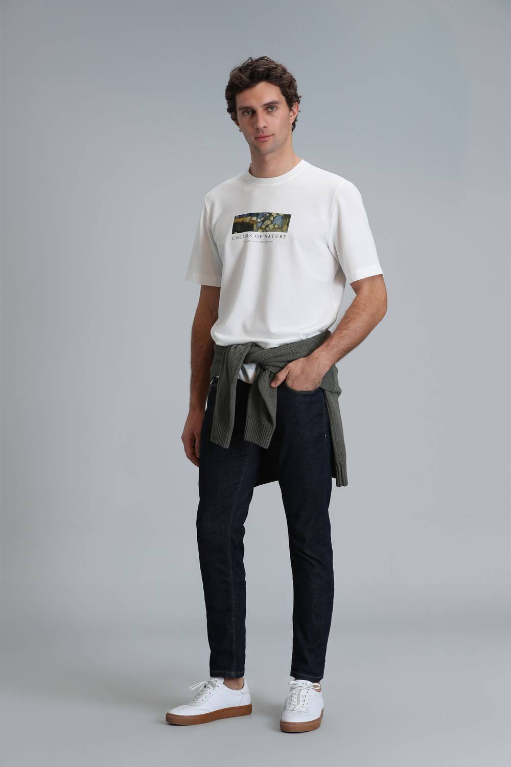 Джинсы Jacob Smart для мужчин, регулярный крой, голубые, доступные размеры 30-40 на выбор