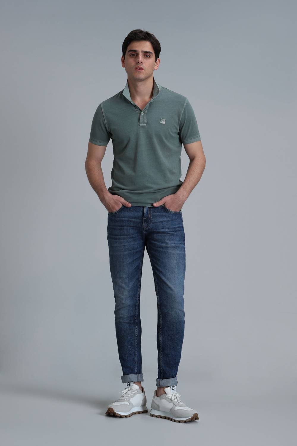 Plus Smart Jean Erkek Pantolon Slim Fit Mavi