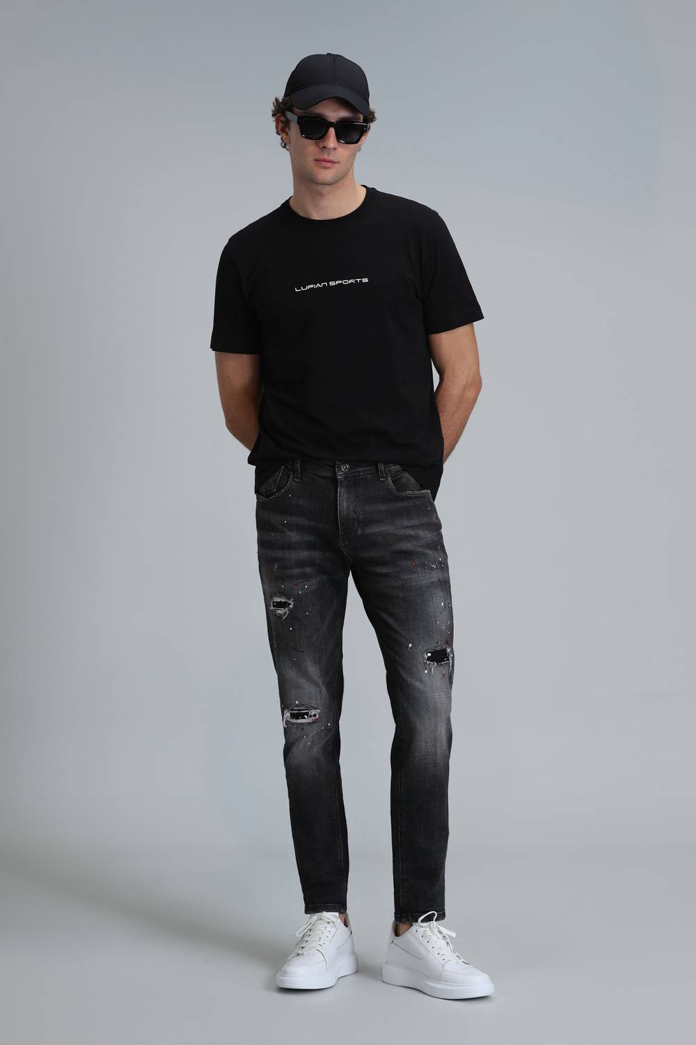 Lotus Smart Jean Erkek Pantolon Slim Fit Siyah