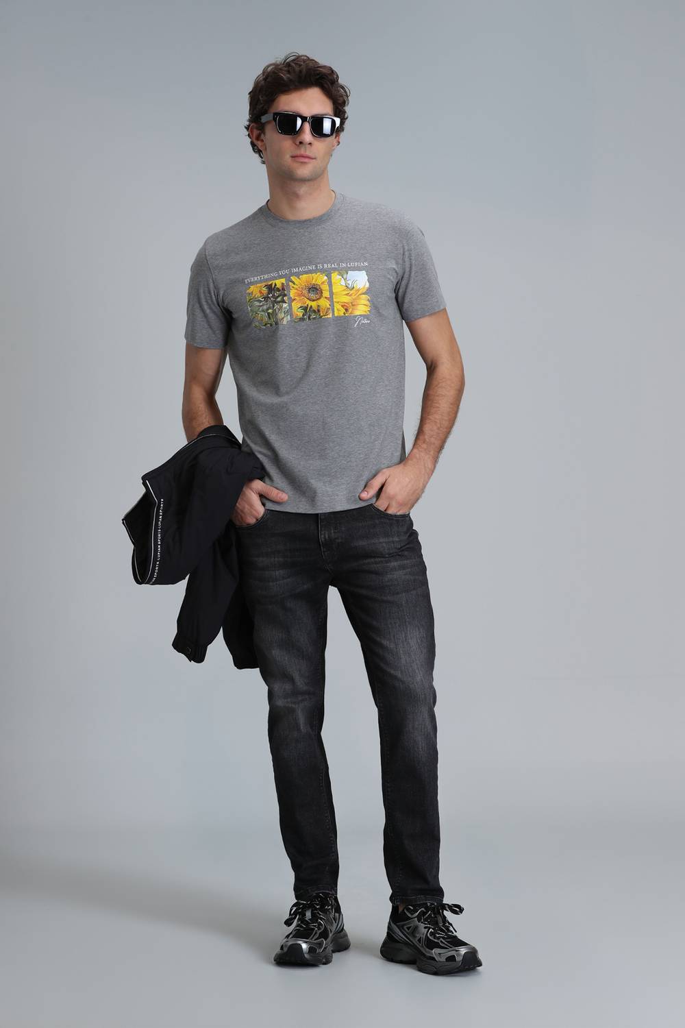 Clar Smart Jean Erkek Pantolon Regular Fit Antrasit