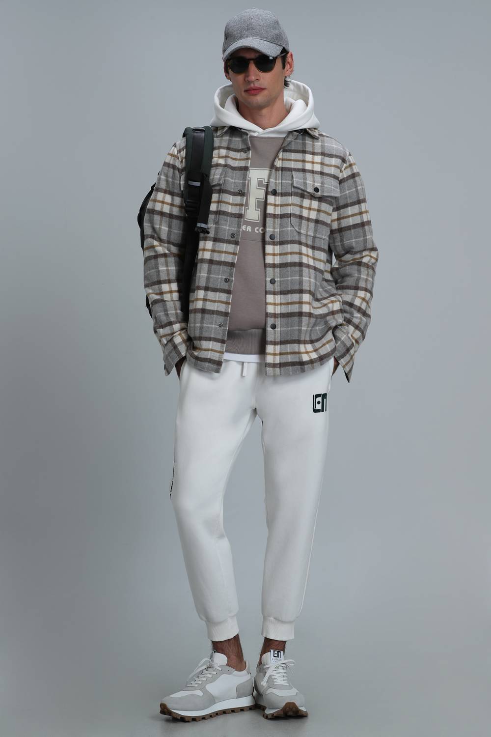 Jeremy Men's Tracksuit Bottoms Off White