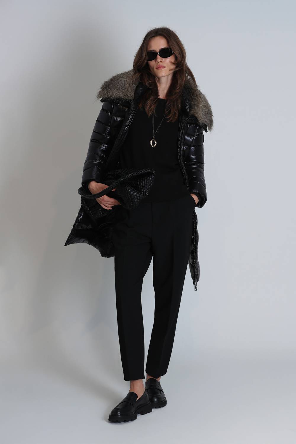 Image Kaztüyü Kadın Mont Siyah