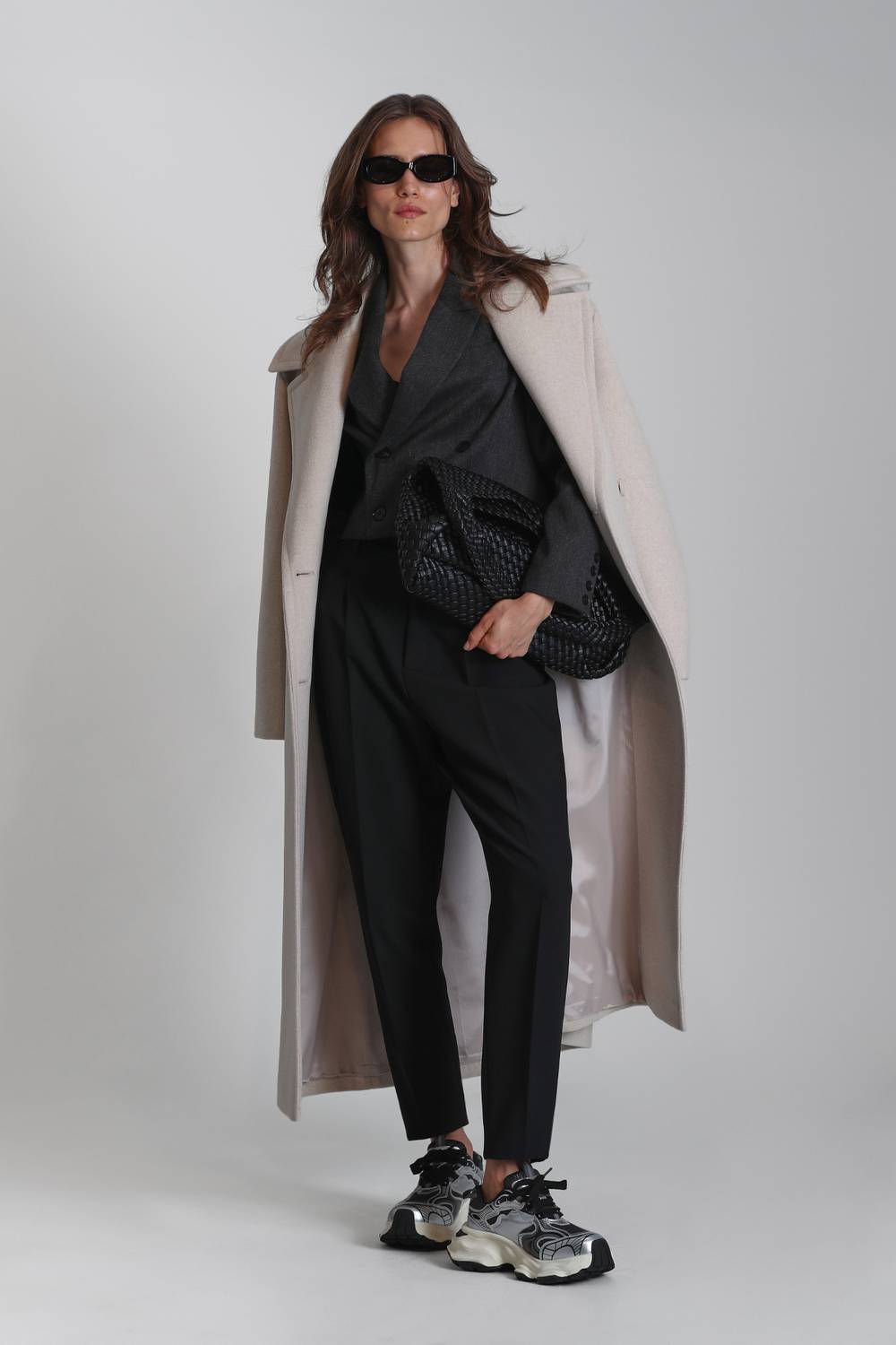 Женский пиджак Сидней антрацитового цвета, размеры S, XS, L, M