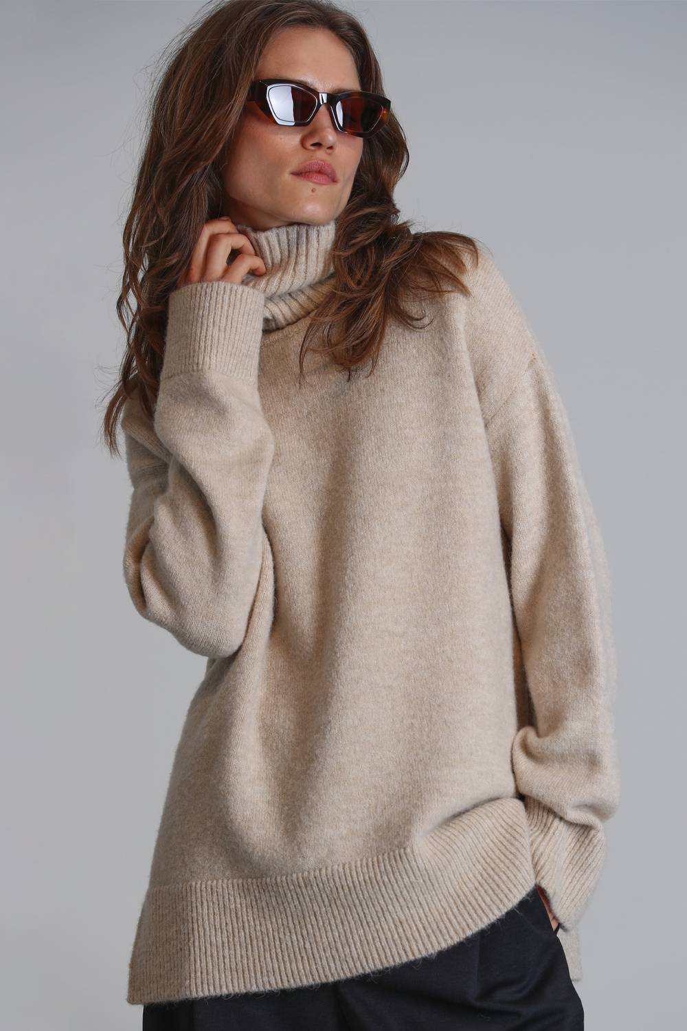 Melbourne Kadın Kazak Bej