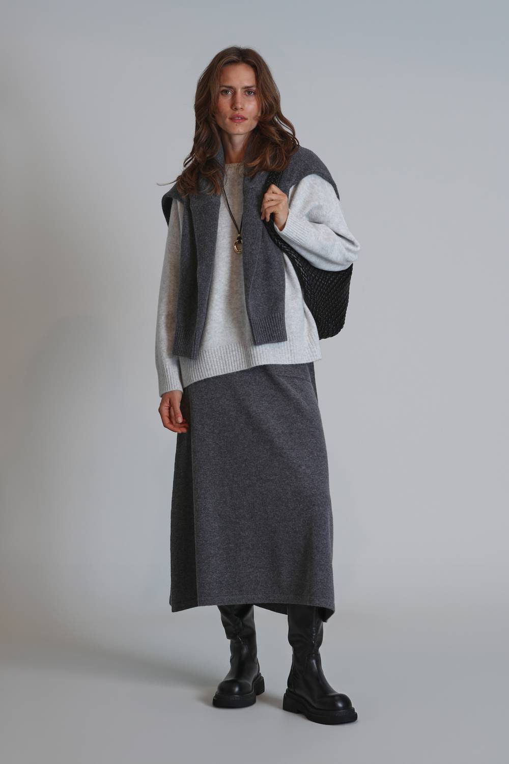 Жіночий светр Arda світло-сірого кольору, розміри S, M, L, XL, XS