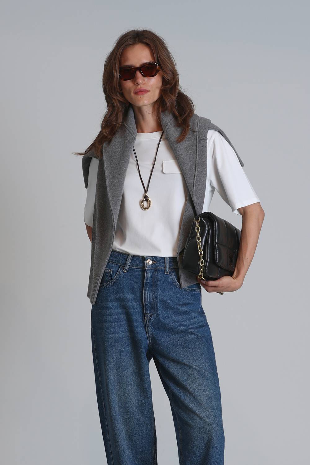 Veronıca Kadın T- Shırt Regular Fit Ekru