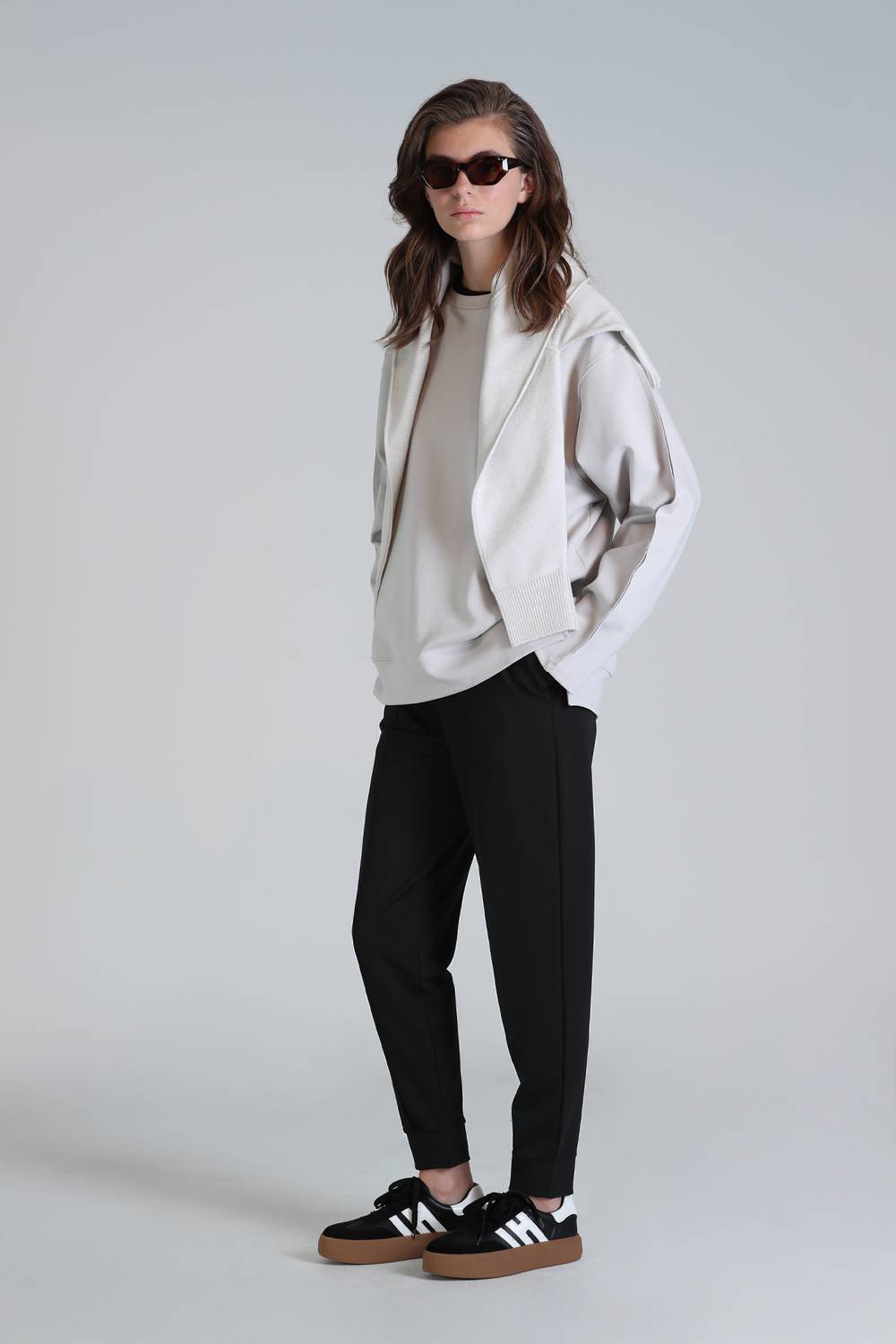 Porto Kadın Pantolon Siyah