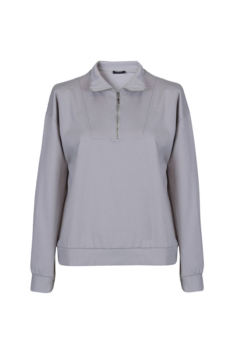 Женский свитшот Galerıa в цвете Stone, доступен в размерах S, M, L, XL, XS