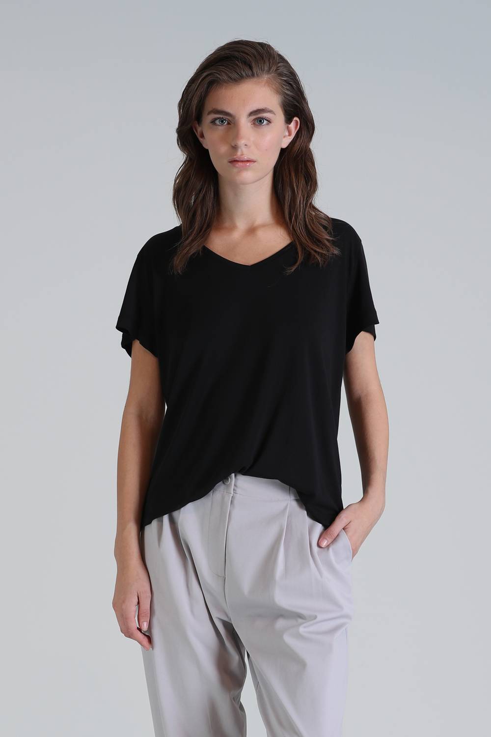 Ufızı Kadın T- Shırt Siyah