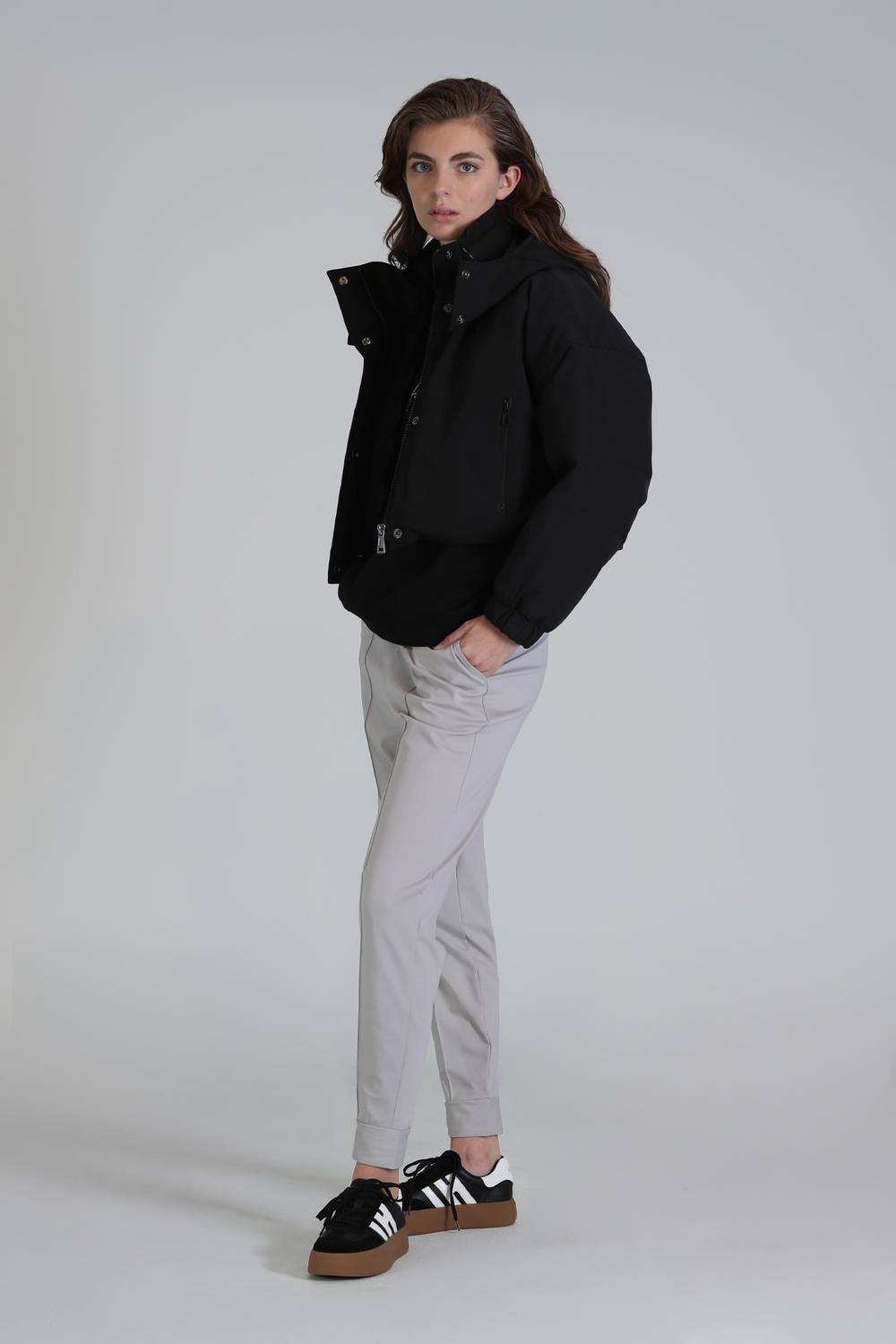 Porto Kadın Pantolon Stone