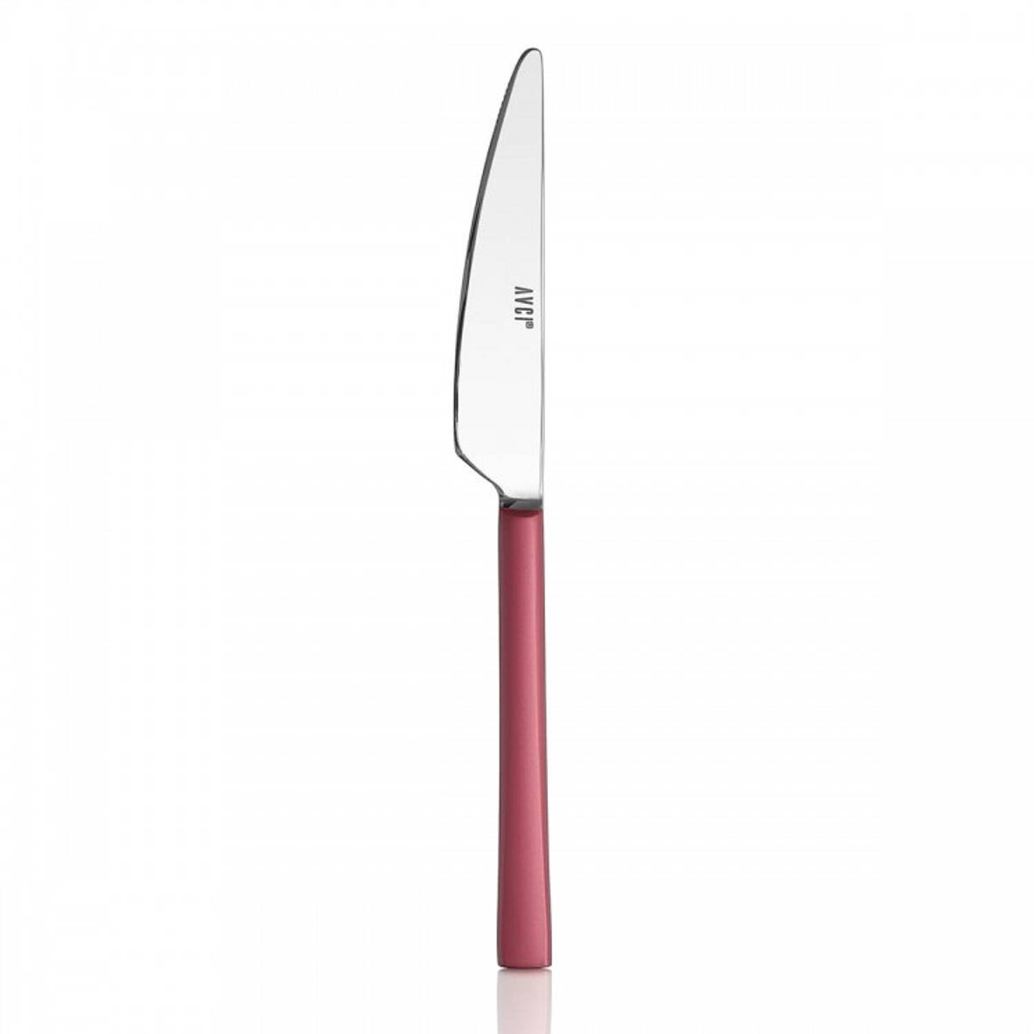 Pink Touch Matt 12 Pieces Dinner Knife 18/10 Stainless Steel