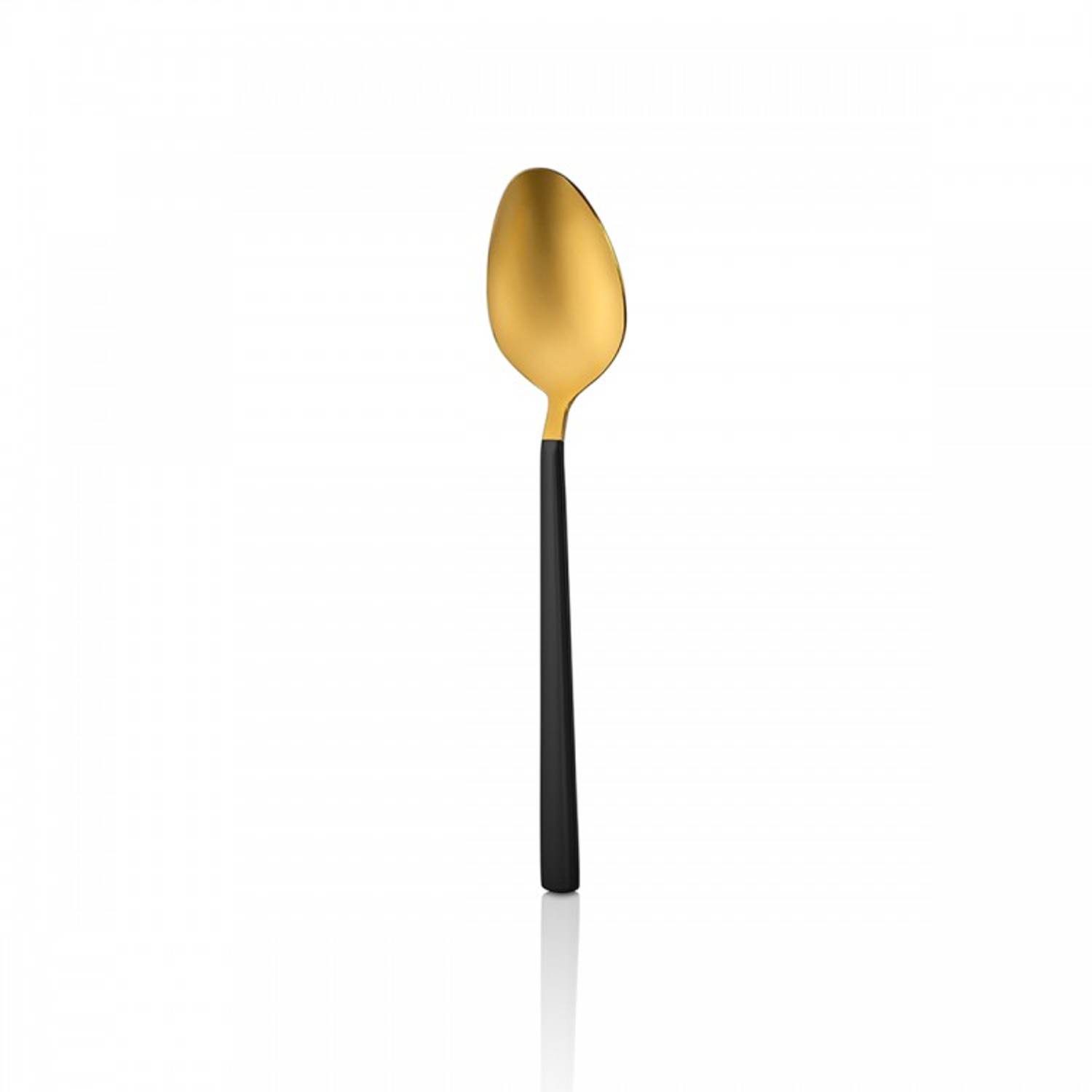 Black Mix Touch Matte 6 Teaspoons 18/10 Stainless Steel 2 mm