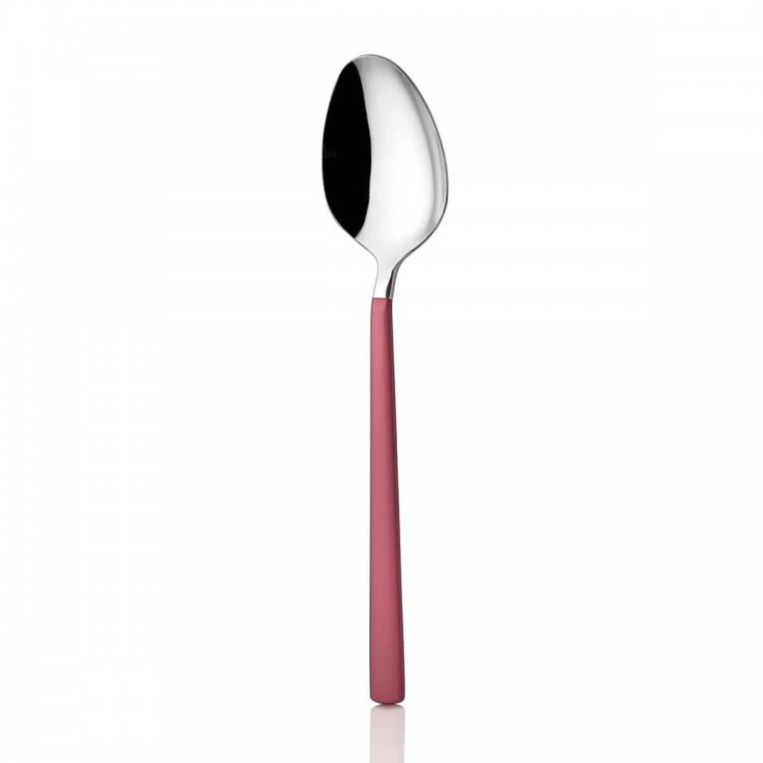 Pink Touch Matt 12 Tablespoons 18/10 Stainless Steel 3 mm