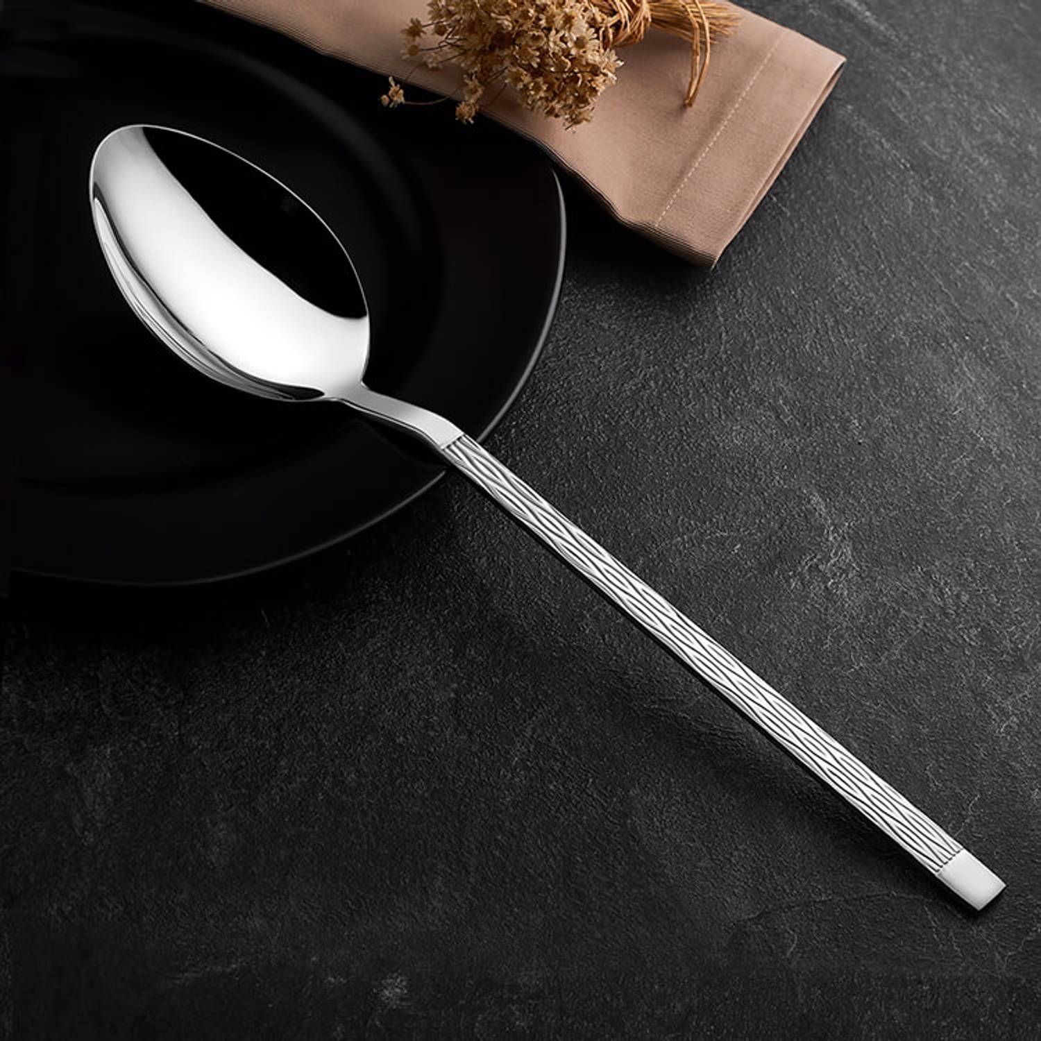 Pera 18/10 Stainless Steel Serving Spoon