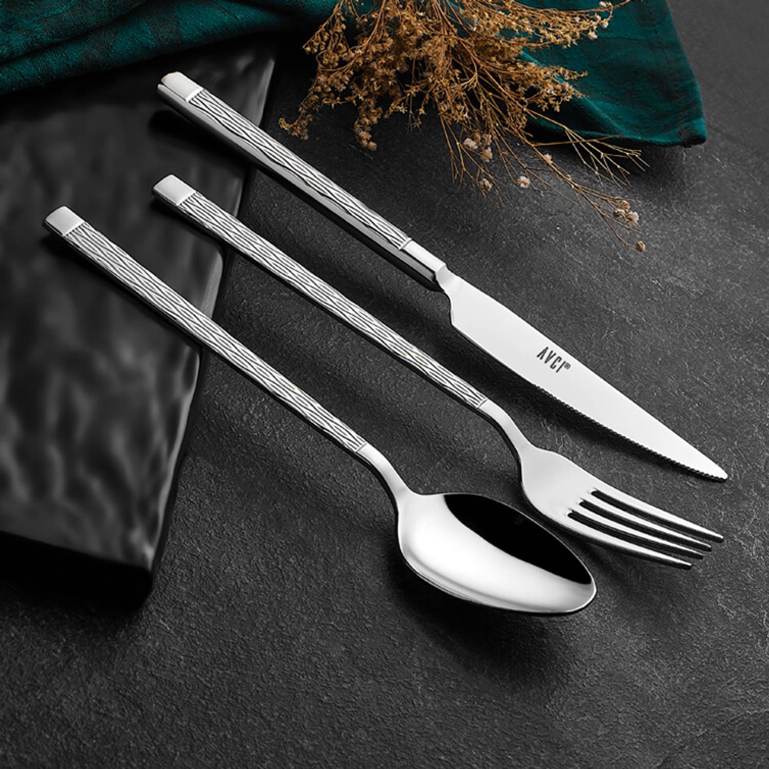 Pera 24 Piece Cutlery Set 18/10 Stainless Steel