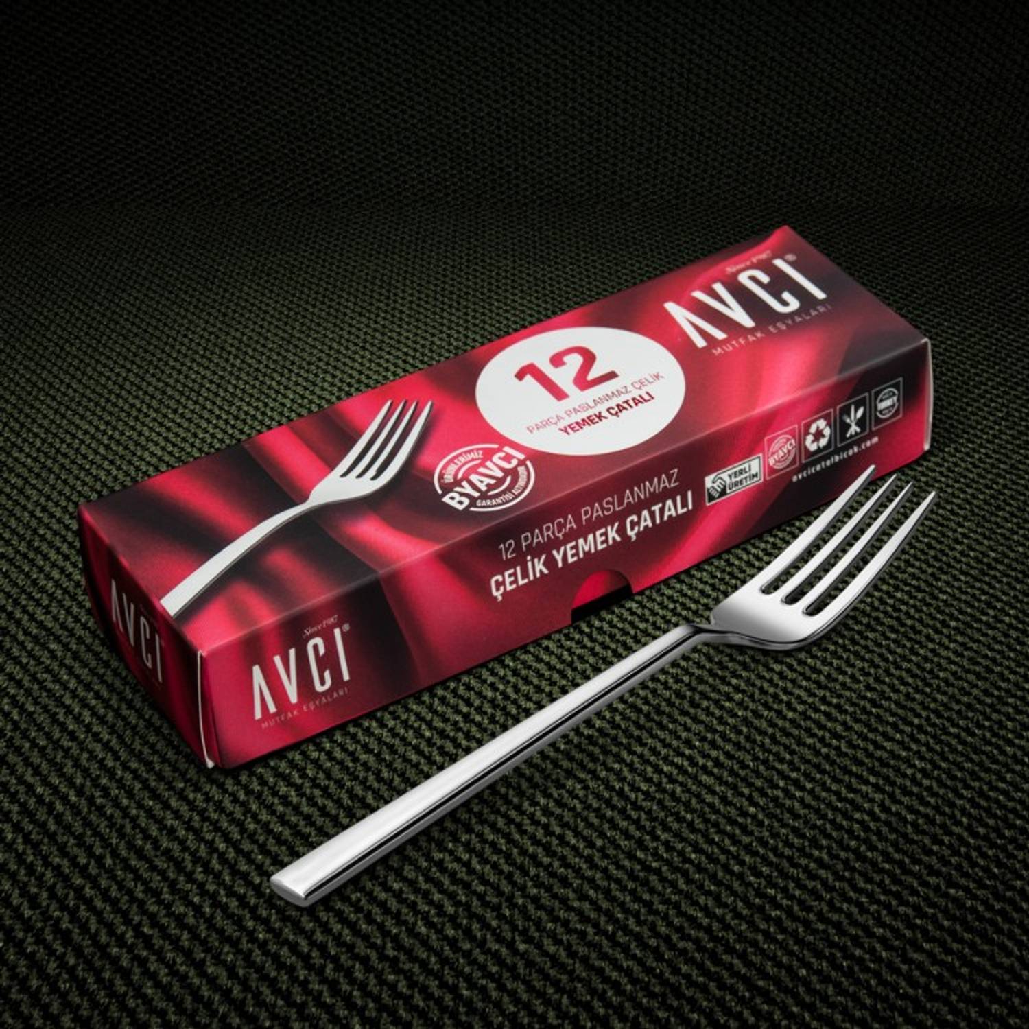 Klas 12 Pieces Dinnerware 18/10 Stainless Steel
