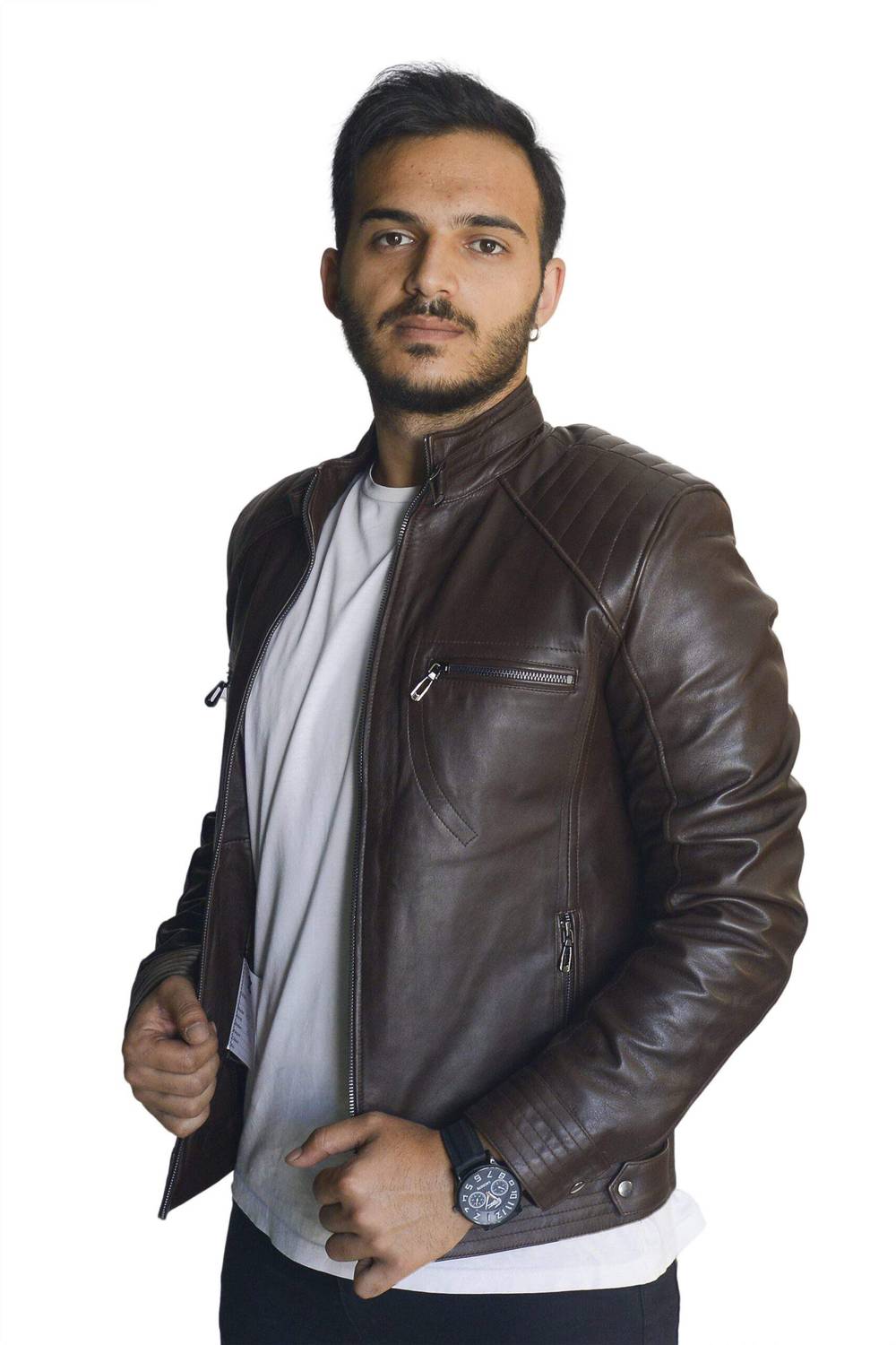 Derimosa Ares Men's Genuine Leather Jacket