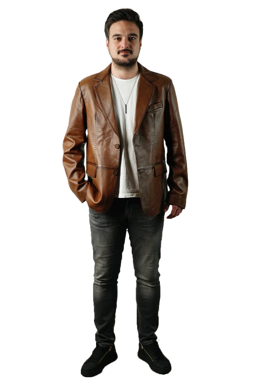 Blazer Leather Jacket