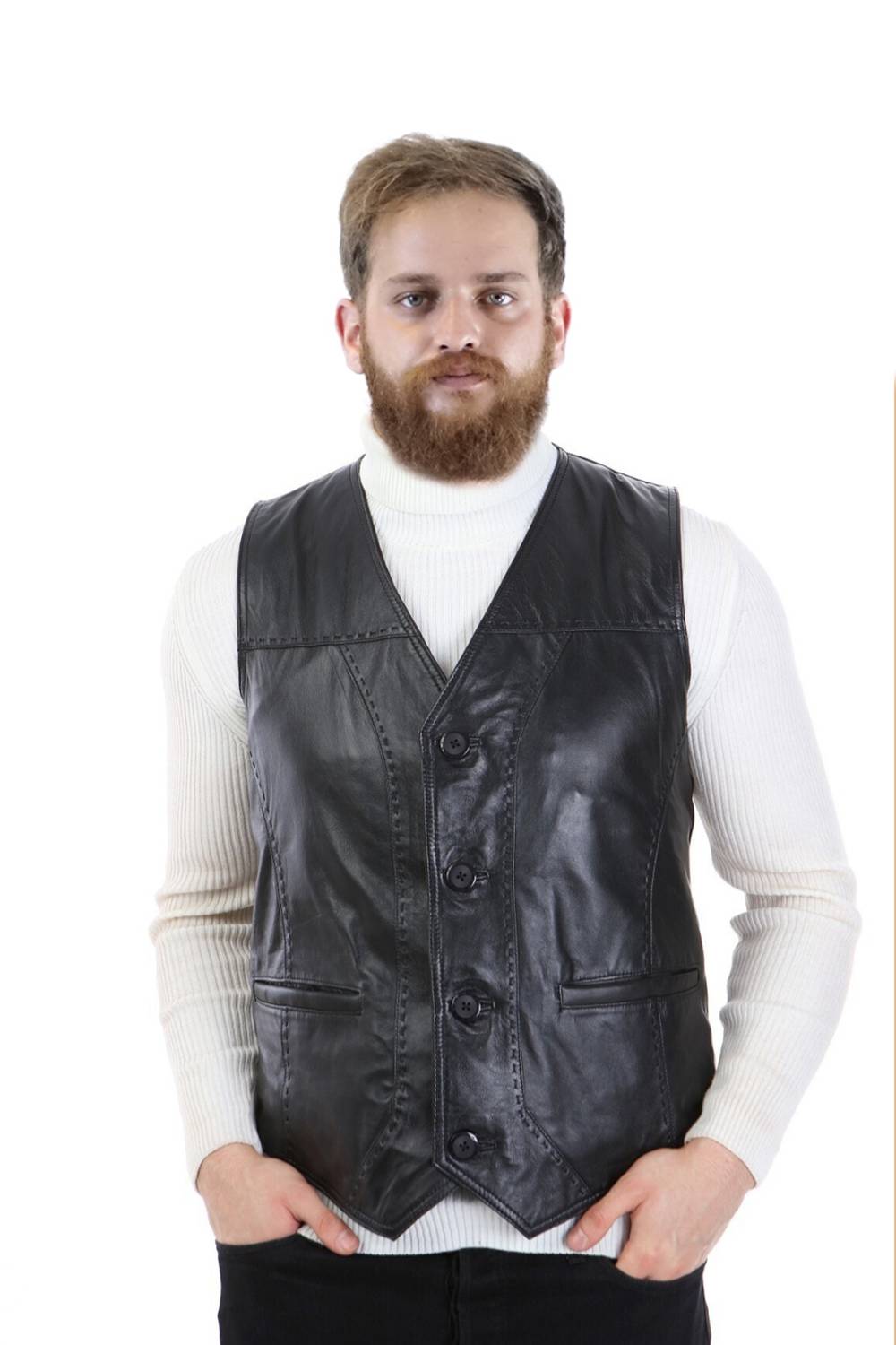 Derimosa Zowi Genuine Leather Vest