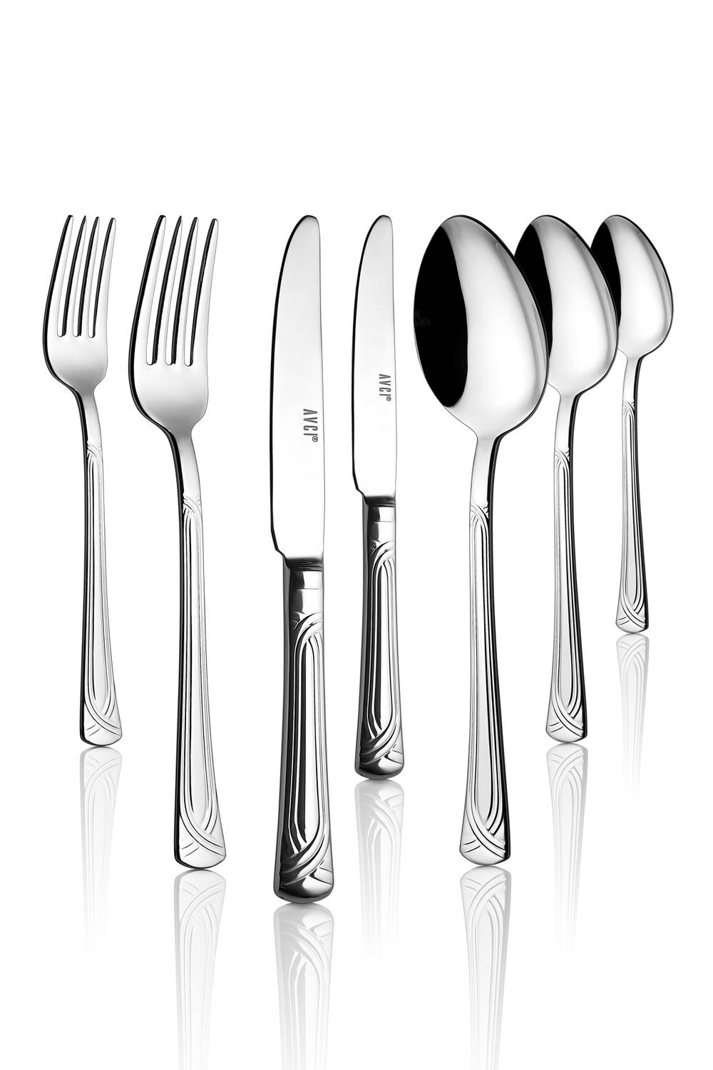 Sarma 7 Pieces Single Cutlery Set 18/10 Stainless Steel