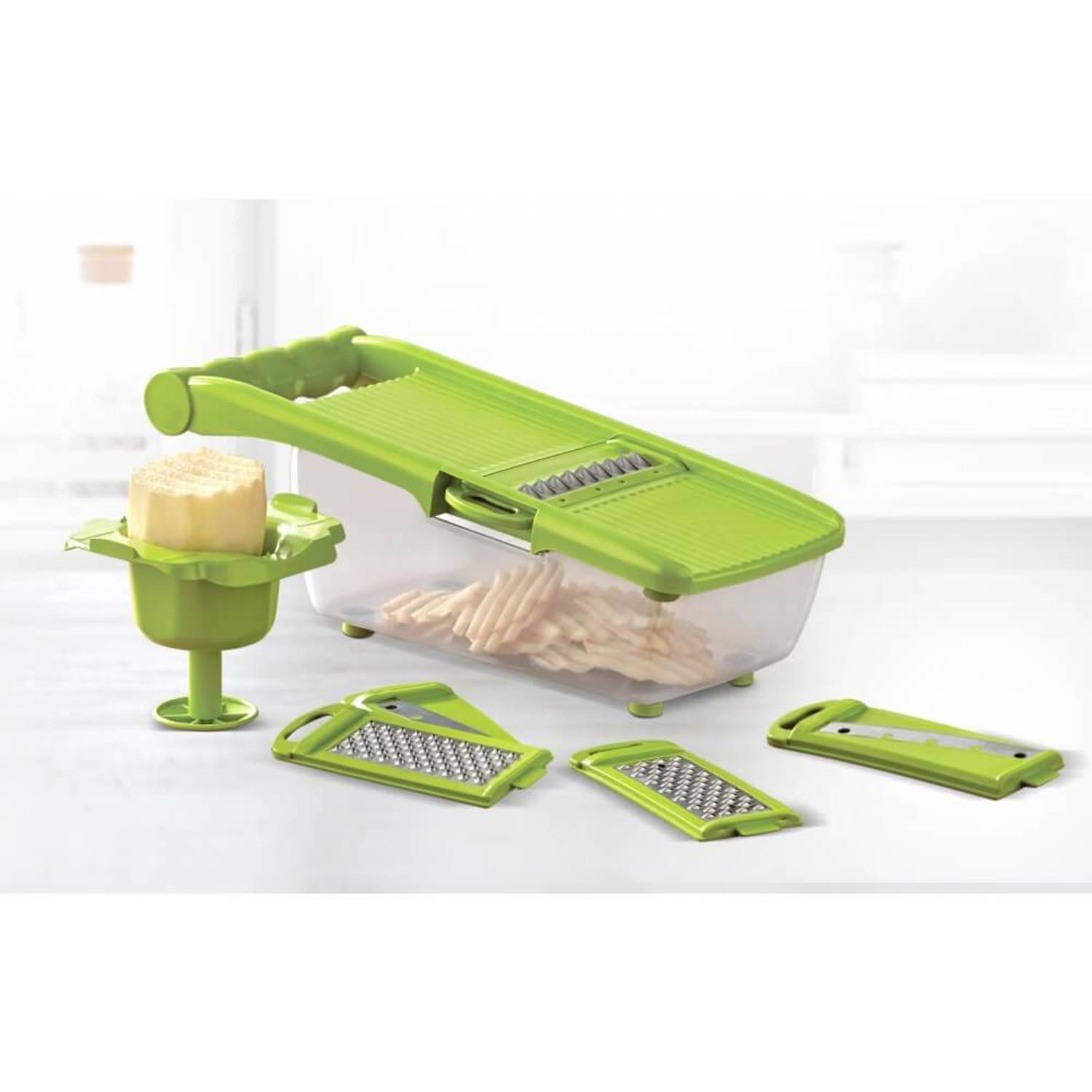 Wenken Magazine 5 Tool Grater Green