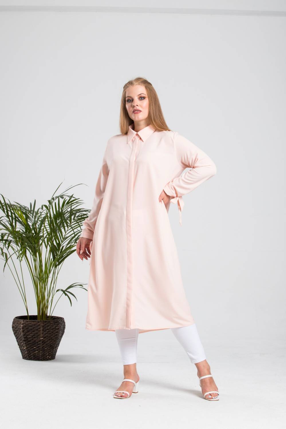 Large Size Salmon Tunic