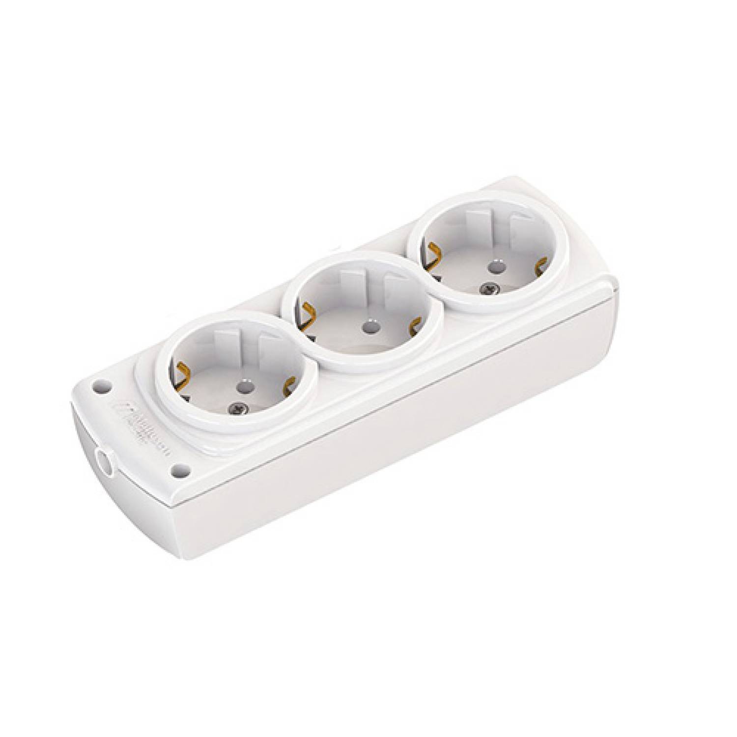 Triple Group Socket Grounded Terminal