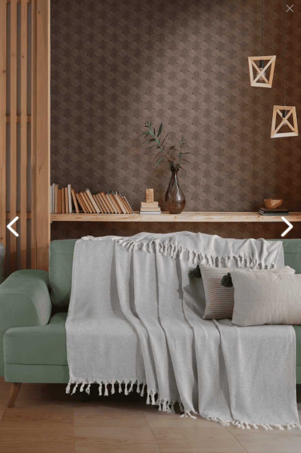 LADYNİL Natural Gri Koltuk Örtüsü | Koltuk Şalı 180x220