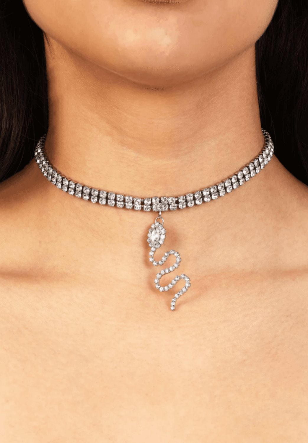 Leash choker online necklace
