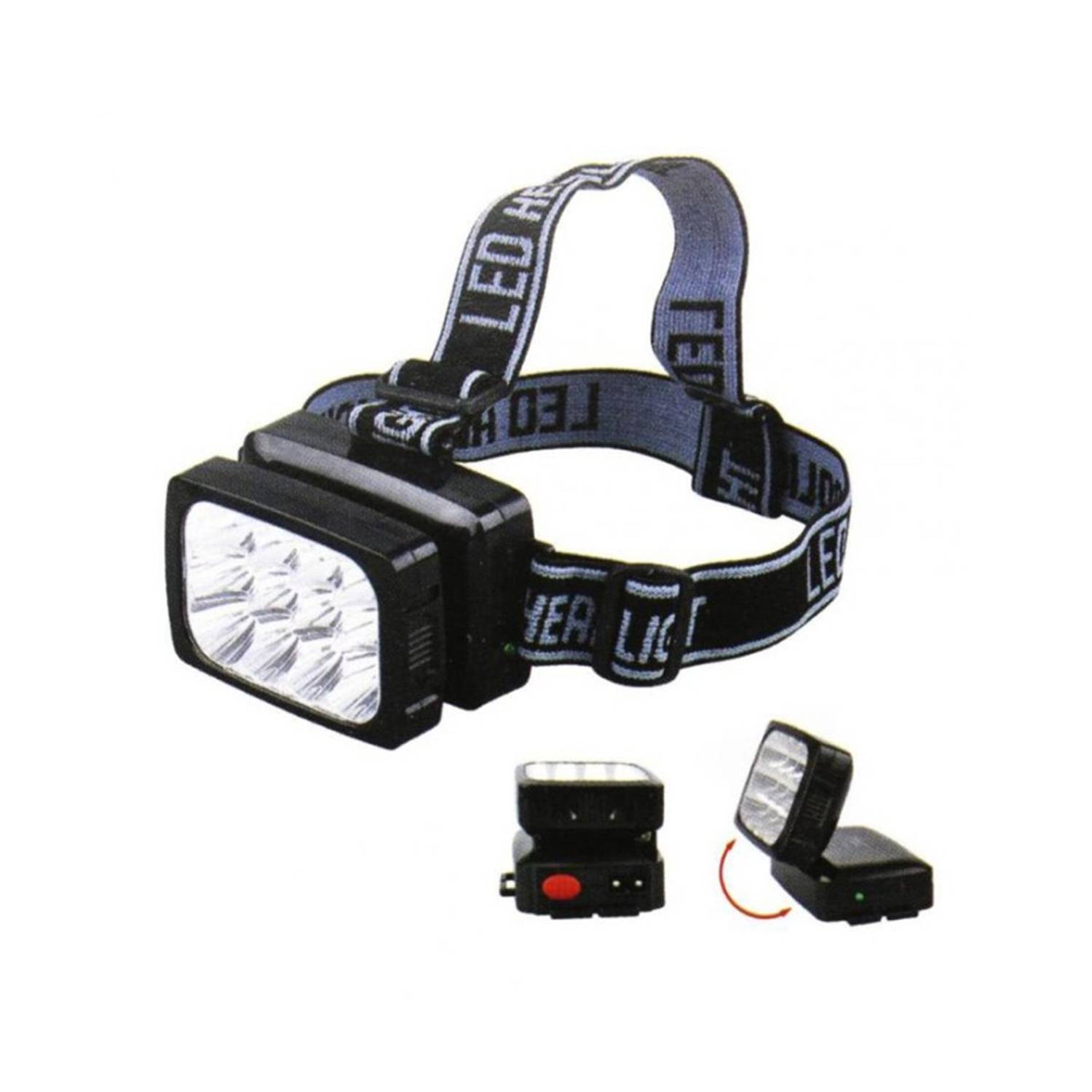 Watton 12 Led Powerful Rechargeable Head Lamp WT-064