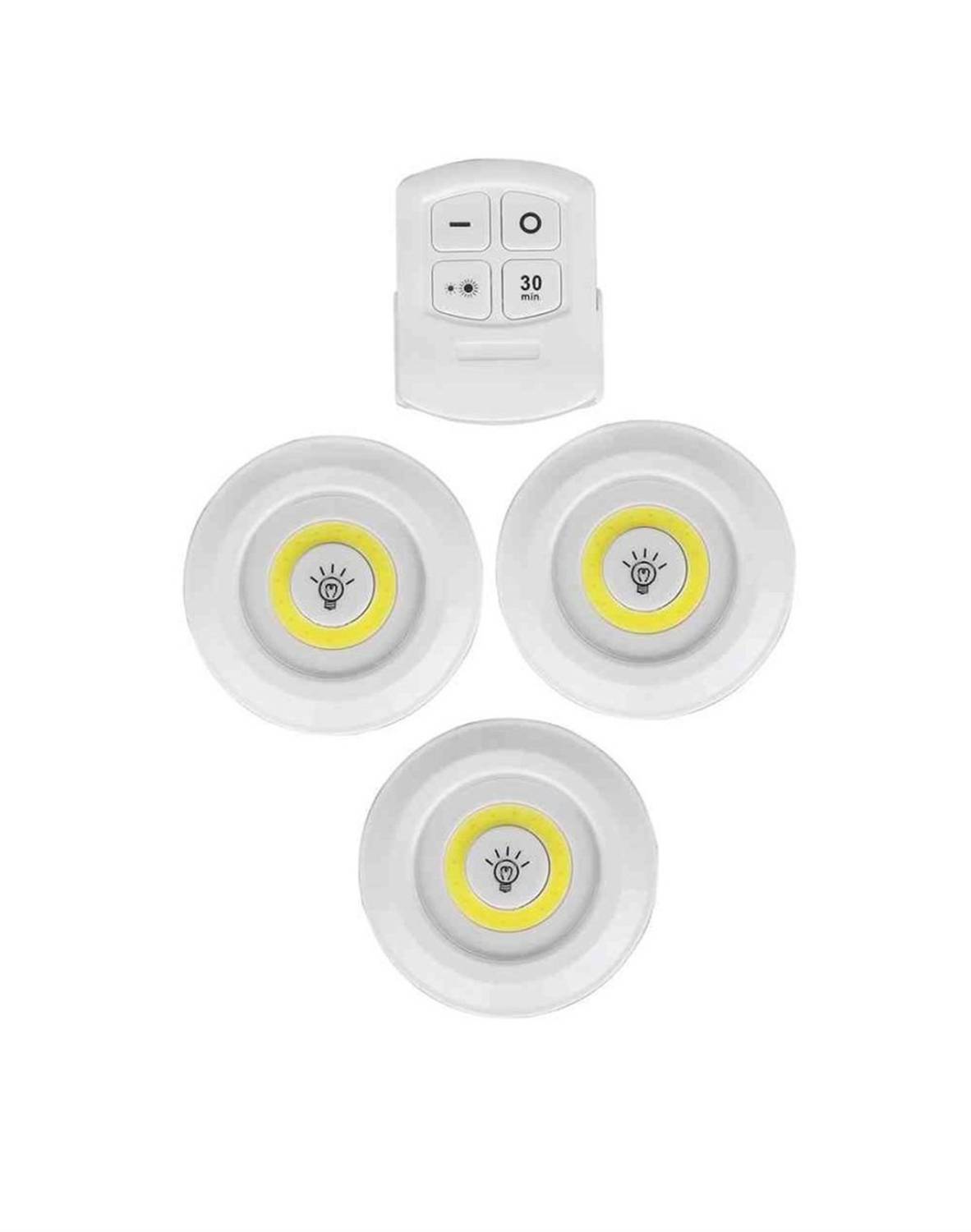 Watton Remote Controlled Adhesive Led Spot Lamp Wt-364