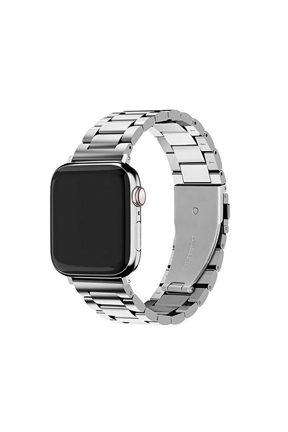 Apple Watch Series 2/3/4/5/6/7/8 / se / ultra 42 44 45 49mm الفولاذ المقاوم للصدأ دبوس قابل للتعديل الفرقة المعدنية