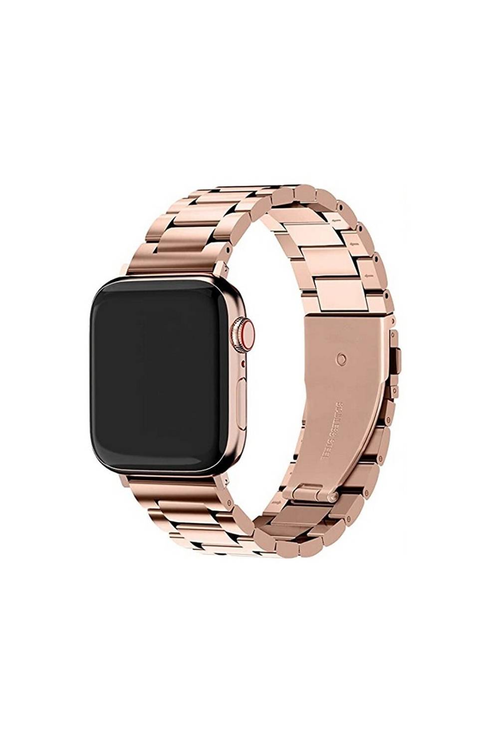 Apple Watch Series 2/3/4/5/6/7/8 / se / ultra 42 44 45 49mm الفولاذ المقاوم للصدأ دبوس قابل للتعديل الفرقة المعدنية